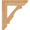 Ekena Millwork Balboa Slat Smooth Bracket, Western Red Cedar, 5 1/2"W x 28"D x 32"H BKT06X28X32BOA06SWR - alternate 2